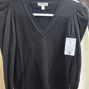 Prologue Women's Charcoal V-Neck Sweater